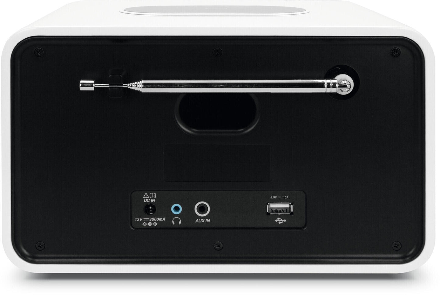 TechniSat DIGITRADIO 586 – DAB+/FM, WLAN, CD, Bluetooth, Spotify, Weiß/Silber