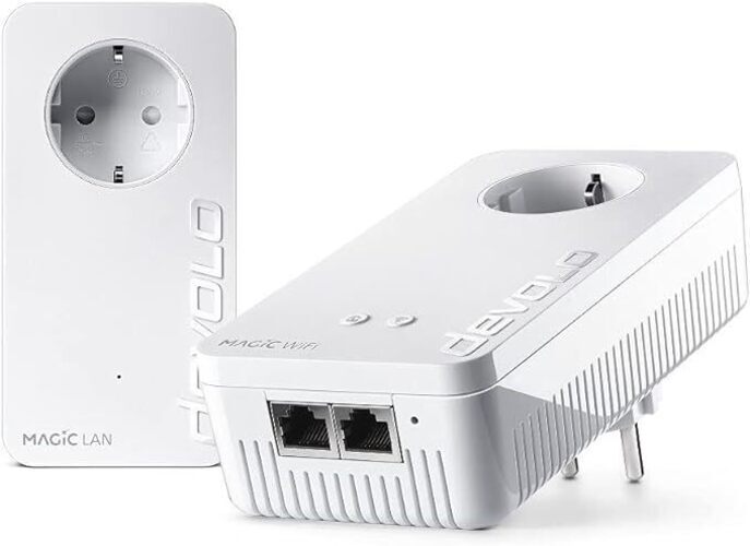 Devolo Magic 1 WiFi 1200 Mbit/s Ethernet LAN Anschluss WLAN weiß 2 Stück