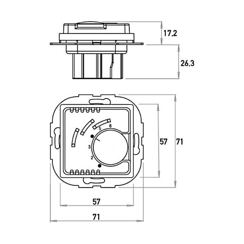 Kopp 290402182 Raumthermostat Wechsler