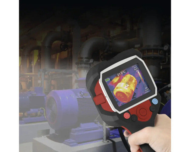 JC Schwarz Wärmebildkamera mit Infrarotsensor und 3,5" Farbdisplay IP 65 inkl. Z