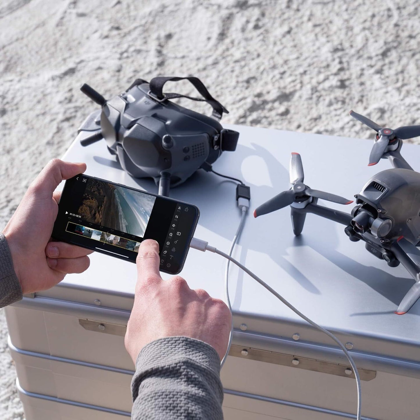 DJI FPV Combo Drohne + Care Refresh – 4K, 150° FOV, RTF, 20 Min. Flugzeit, C1