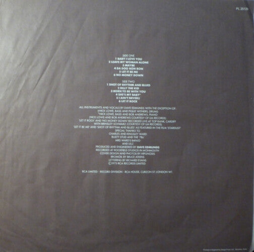 Dave Edmunds – Subtle As A Flying Mallet LP 1973 RCA UK TOP Zustand Vinyl