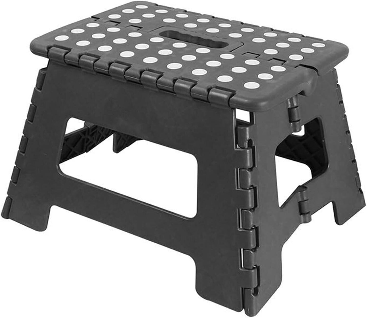 Klappbarer Tritthocker 22 cm – Praktisch, Robust und Platzsparend! Schwarz