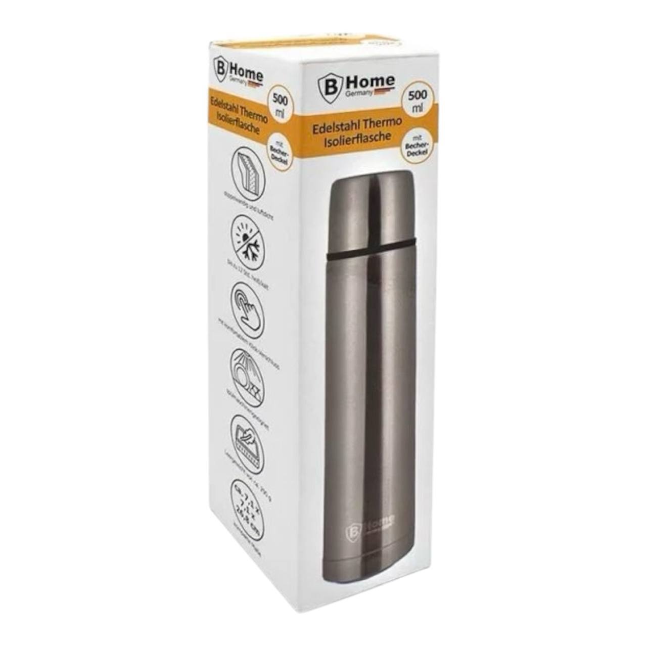 Hochwertige Thermo-Isolierflasche aus Edelstahl – 500 ml / 1000 ml