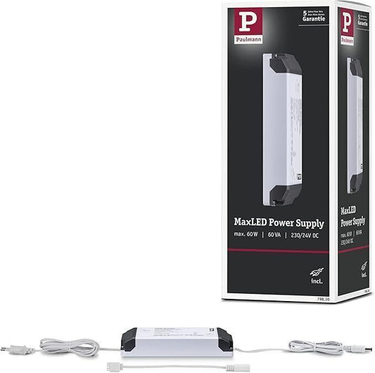 Paulmann MaxLED Power Supply 60 VA DC weiß Transformator 230/24V