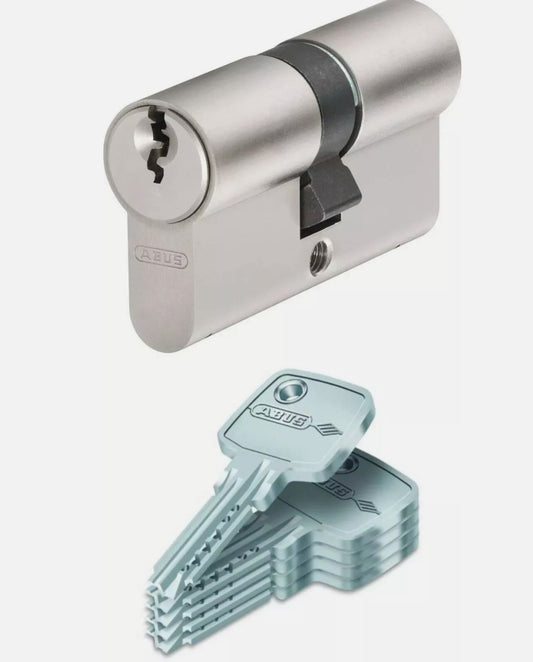 Abus Türzylinder E30 NP 50/60 B – Hochwertiger Profilzylinder mit 5 Schlüsseln