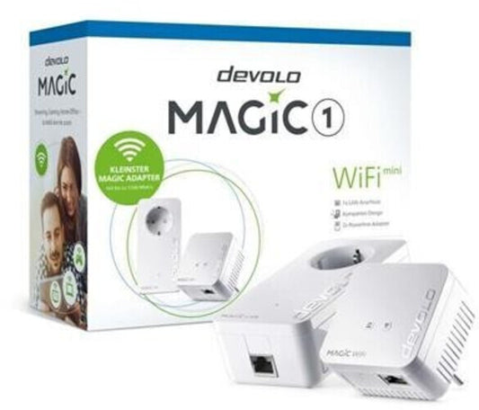 devolo Magic 1 WiFi mini Powerline WLAN Verstärker 2x Adapter