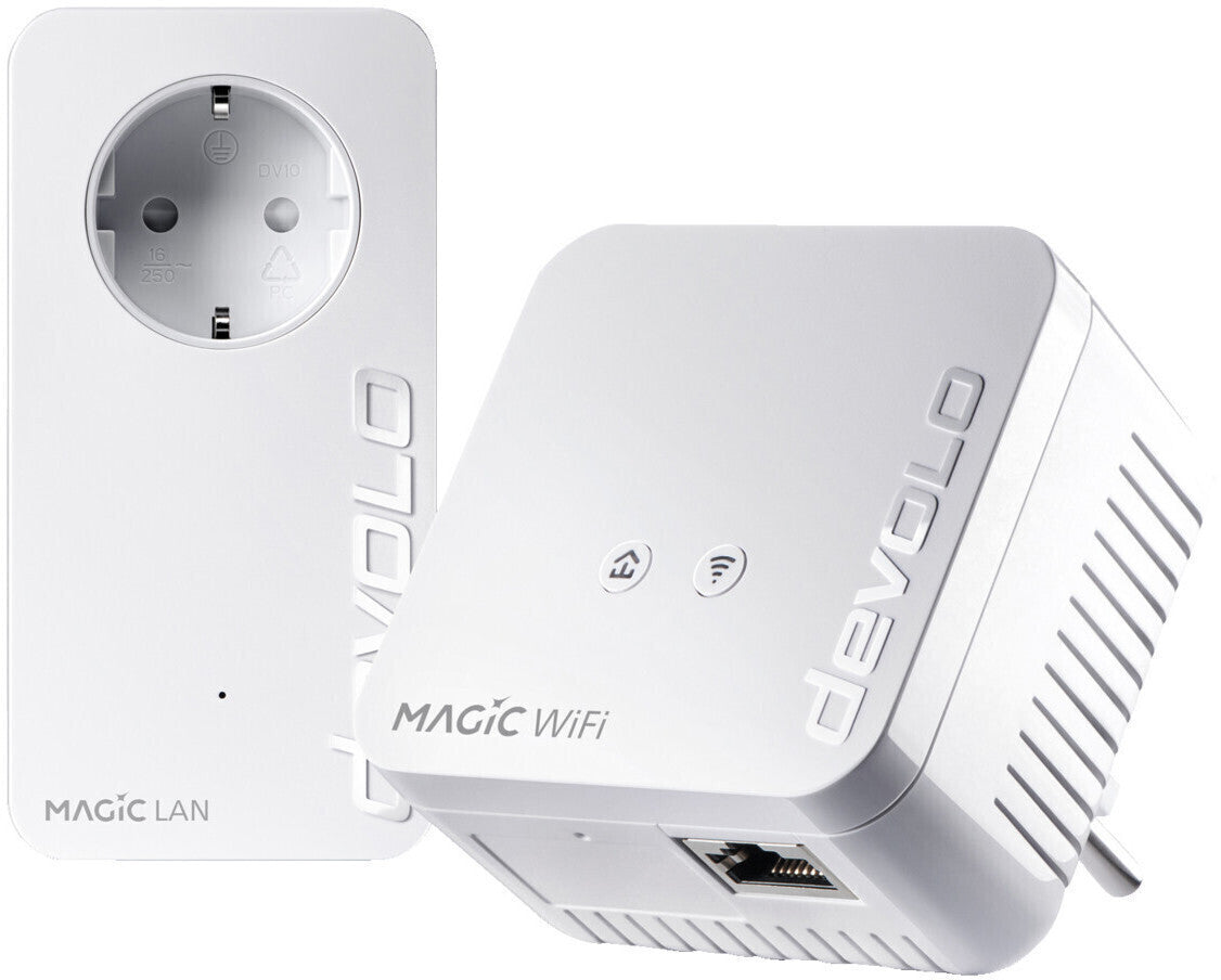 devolo Magic 1 WiFi mini Powerline WLAN Verstärker 2x Adapter