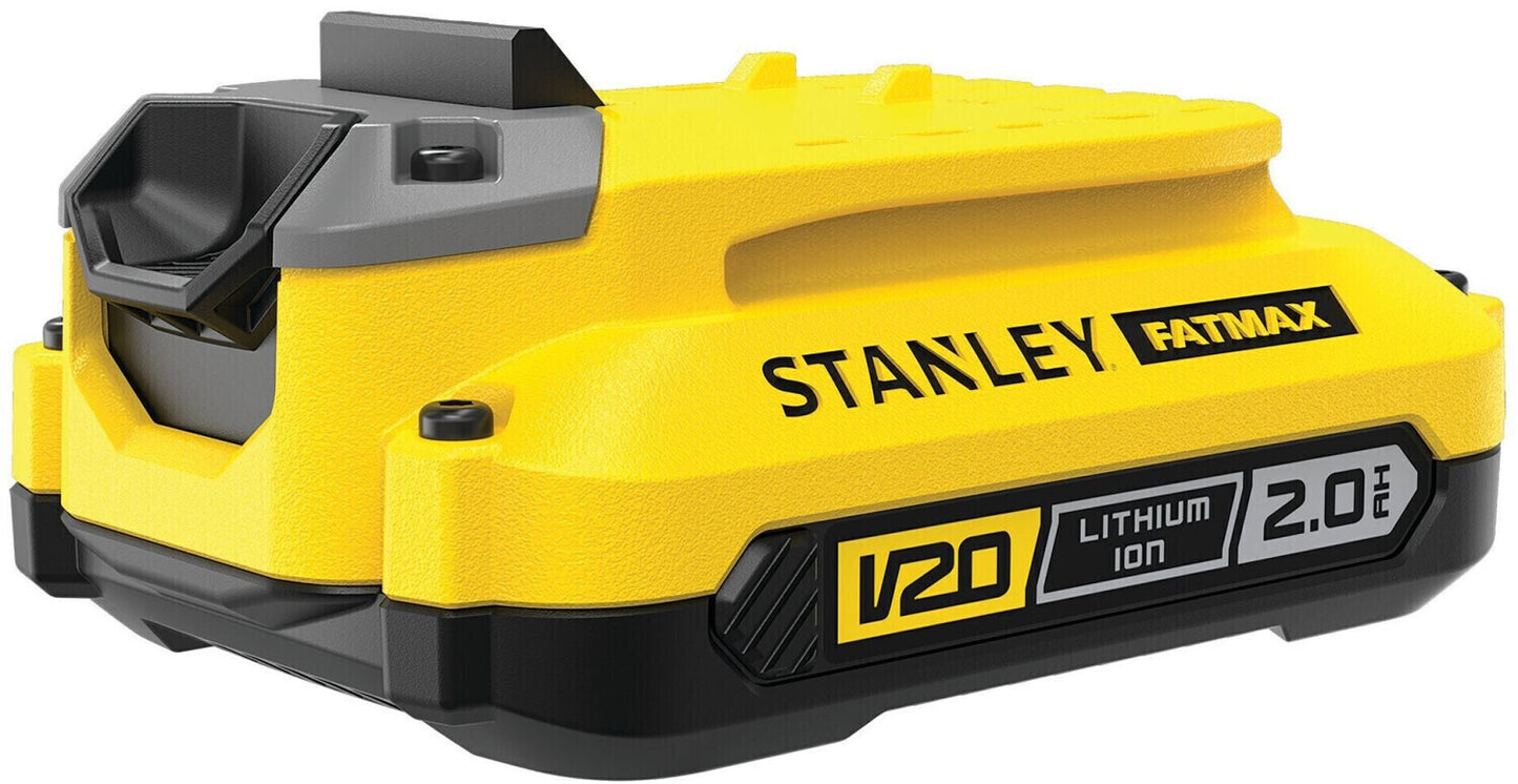 STANLEY FatMax V20 Akku 18V/2.0Ah – Leistungsstark & Zuverlässig!