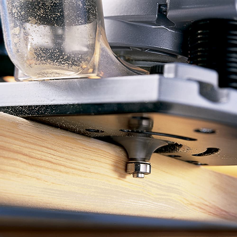 Bosch 1x PRO Nutfräser, gerade, zweischneidig (für Weichholz, Hartholz, Ø 12,7 mm, Professional Zubehör Handfräse, Kantenfräse)