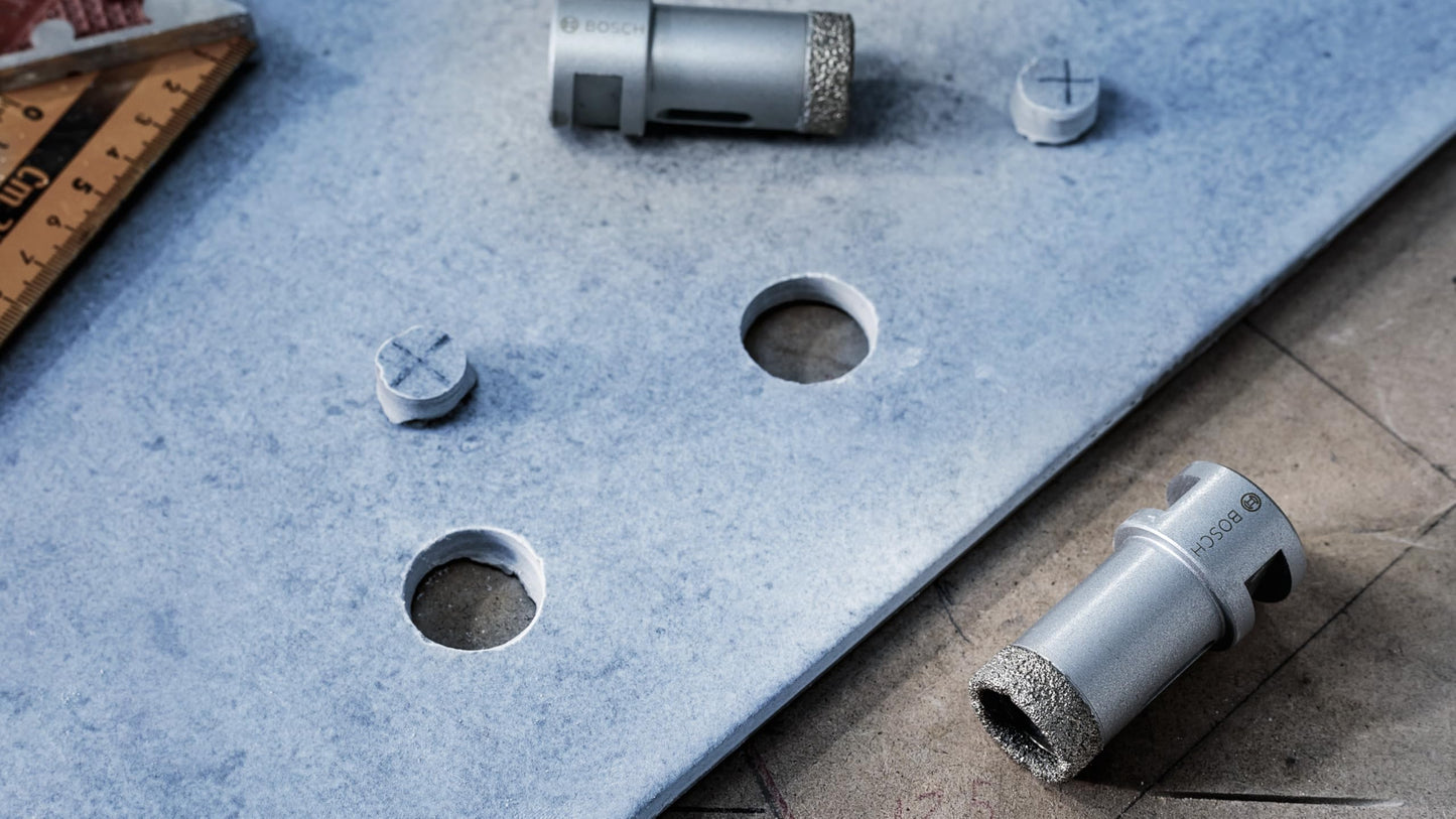 Bosch Accessories Bosch Professional 1x Diamanttrockenbohrer Dry Speed Best for Ceramic (für Trockenbohren von Hartkeramik, Ø 25 x 35 mm, Zubehör Winkelschleifer)