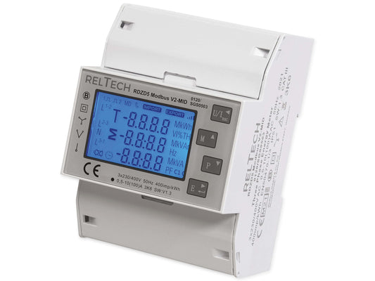 RELTECH Drehstomzähler RDZD5-MID, 100A, MODbus