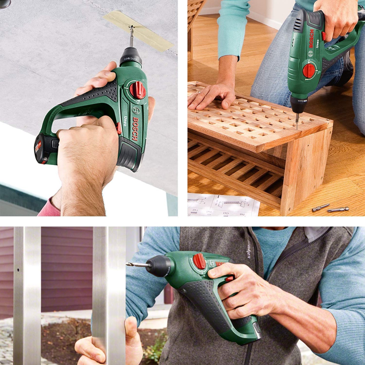 Bosch Akku Bohrhammer Uneo (Keine Akku, 12 Volt System, 10 mm Bohr-Ø Beton, im Karton)