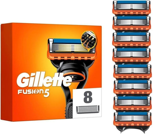 🪒 Gillette Fusion5 – 8 Original Ersatzklingen für Herren | 5-Klingen-Technologi