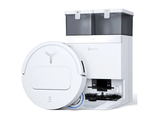 ECOVACS DEEBOT T50 PRO Omni Saugroboter mit Wischfunktion, Ausfahrende Seitenbürste und Wischmopp, 15.000 Pa, T30 PRO OMNI-Upgrade, Auto Zugabe von Reinigungslösung, Moppwäsche mit 75°C heißem Wasser