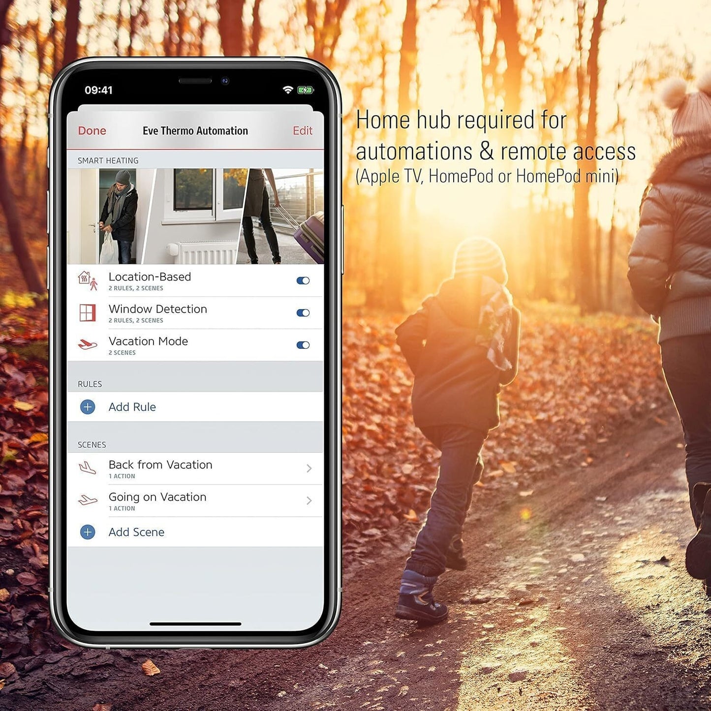 🌡️ Eve Thermo – 2er Set | Smartes Heizkörperthermostat mit LED-Display & Apple