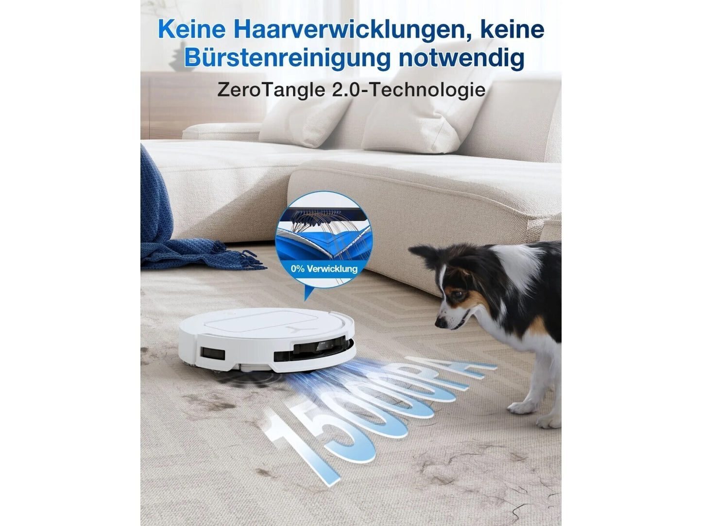 ECOVACS DEEBOT T50 PRO Omni Saugroboter mit Wischfunktion, Ausfahrende Seitenbürste und Wischmopp, 15.000 Pa, T30 PRO OMNI-Upgrade, Auto Zugabe von Reinigungslösung, Moppwäsche mit 75°C heißem Wasser
