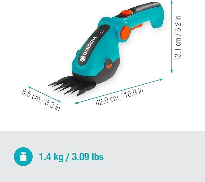 Gardena Set Akku-Gras- und Strauchschere ComfortCut Li (9888-20)