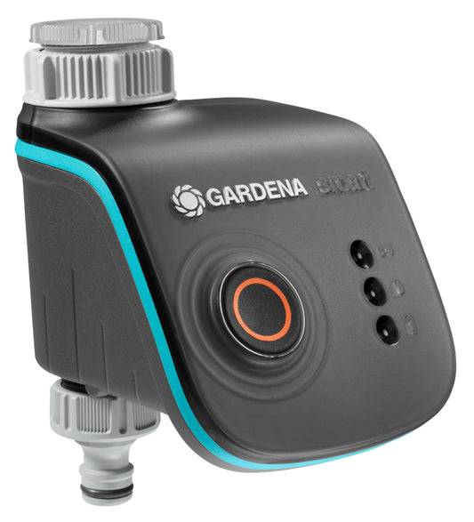 Gardena smart Water Control: Intelligenter Bewässerungscomputer mit smart App steuerbar, Frostwarnsystem, bewährte Ventiltechnik, ideal geeignet für Micro-Drip-System oder Sprinklersystem (19031-20)