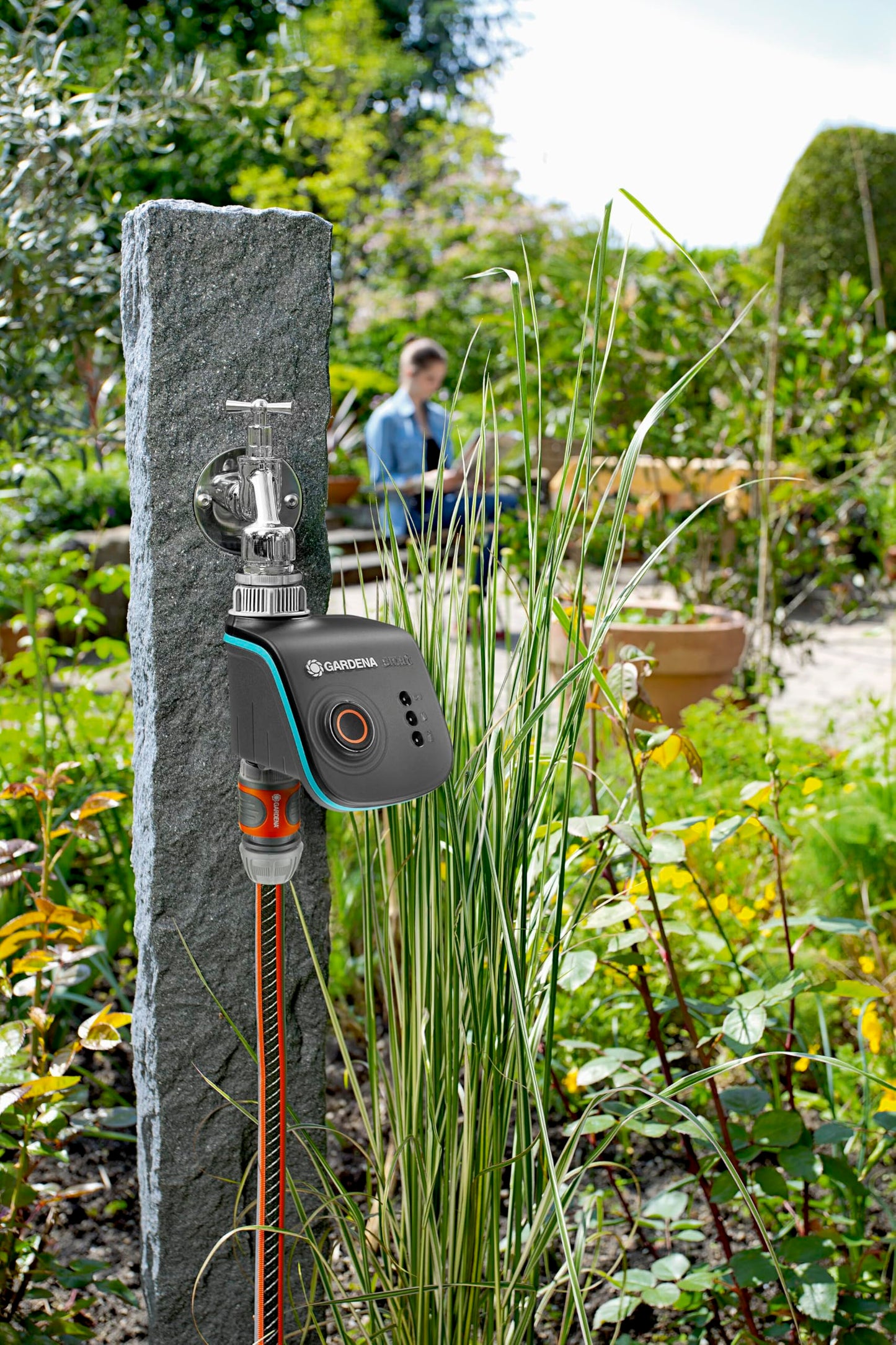 Gardena smart Water Control: Intelligenter Bewässerungscomputer mit smart App steuerbar, Frostwarnsystem, bewährte Ventiltechnik, ideal geeignet für Micro-Drip-System oder Sprinklersystem (19031-20)