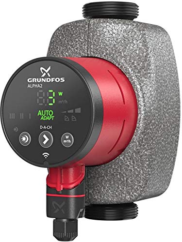 Grundfos Heizungsumwälzpumpe ALPHA2 230V PN 10 180 mm Typ 25-60 Rp 1Z