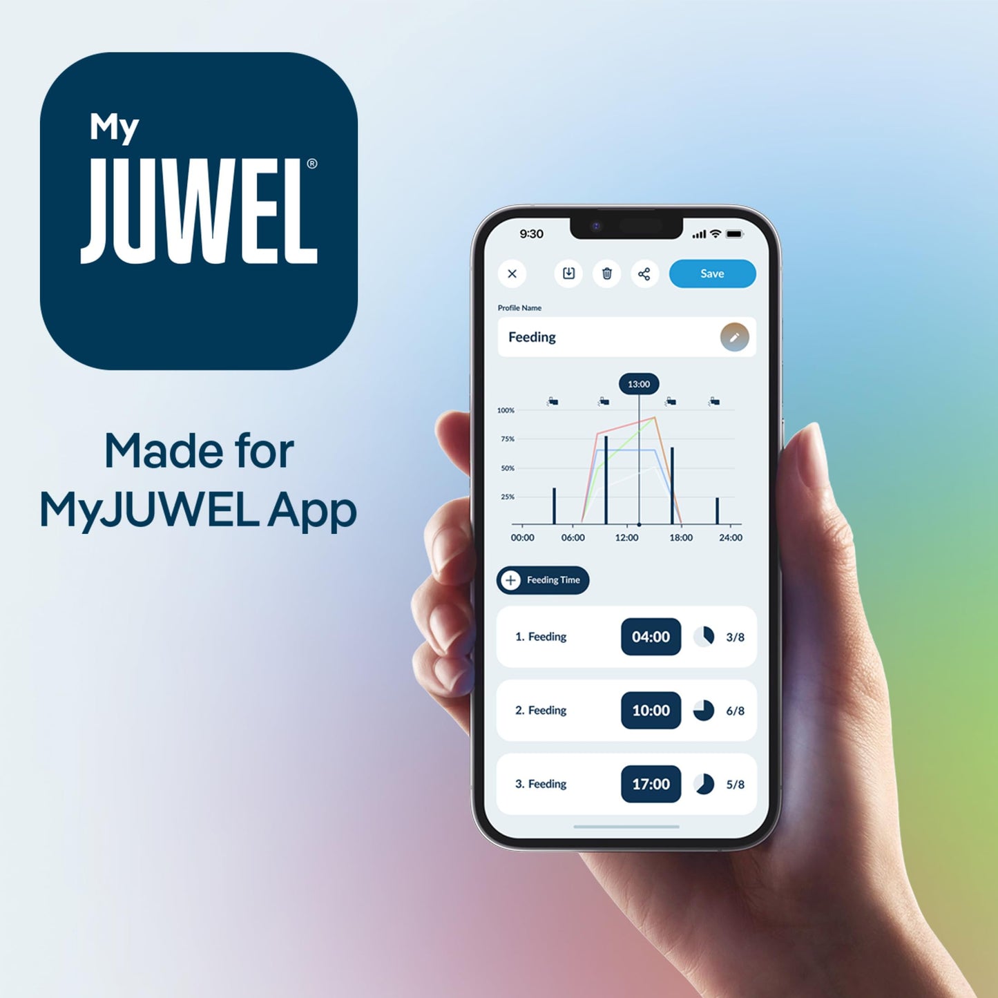 Juwel Aquarium - HeliaLux AppControl - zur Steuerung der HeliaLux Spectrum Beleuchtungseinheit per MyJUWEL App