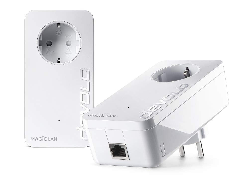 Devolo Magic 1 LAN Starter Kit (1200Mbit, Powerline, 2X GbitLAN, Heimnetz), 8295