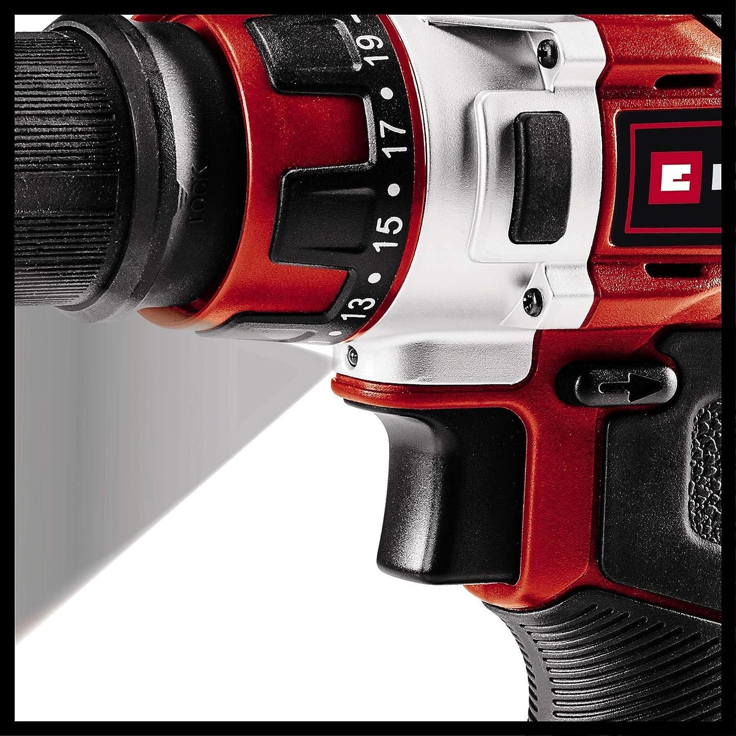 Einhell Akku-Bohrschrauber TE-CD 12/1 X-Li (1x2,0Ah) (Li-Ion, 12 V, 2-Gang-Getriebe, abnehmbares Bohrfutter, Drehzahl-Elektronik, LED-Beleuchtung, Softgrip, inkl. 2,0 Ah-Akku und 45-Min.-Ladegerät)