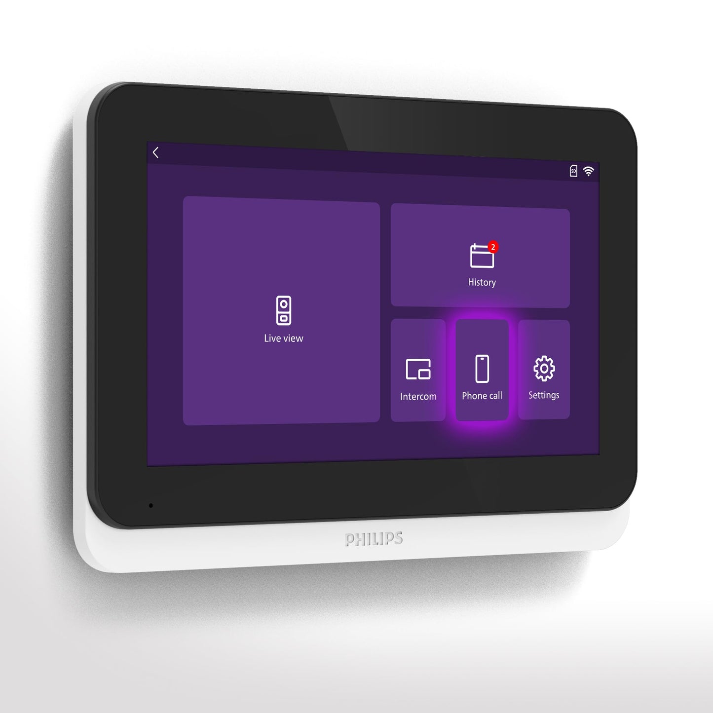 Philips WelcomeEye Connect 3 Video-Türsprechanlage WLAN Komplett-Set 1 Familienhaus