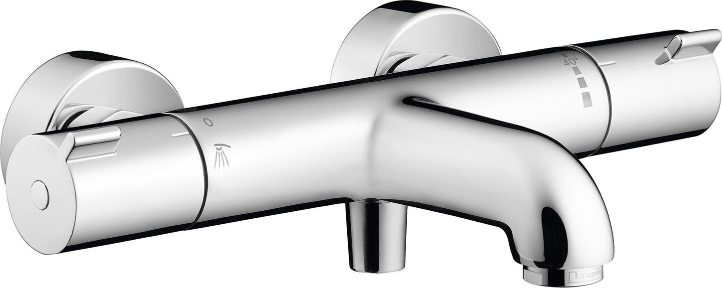 Hansgrohe MyFox 13154000 Badewannen-Thermostatmischer, Chrom, 29, 6 x 19, 9 x 4, 2 cm