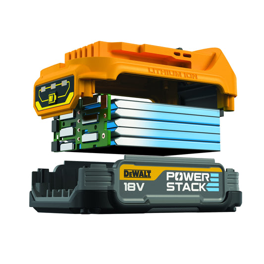 DEWALT Akku-Starterkit-Set DCBP034E2 18 Volt/ 2 Stück 1,7Ah Akkus