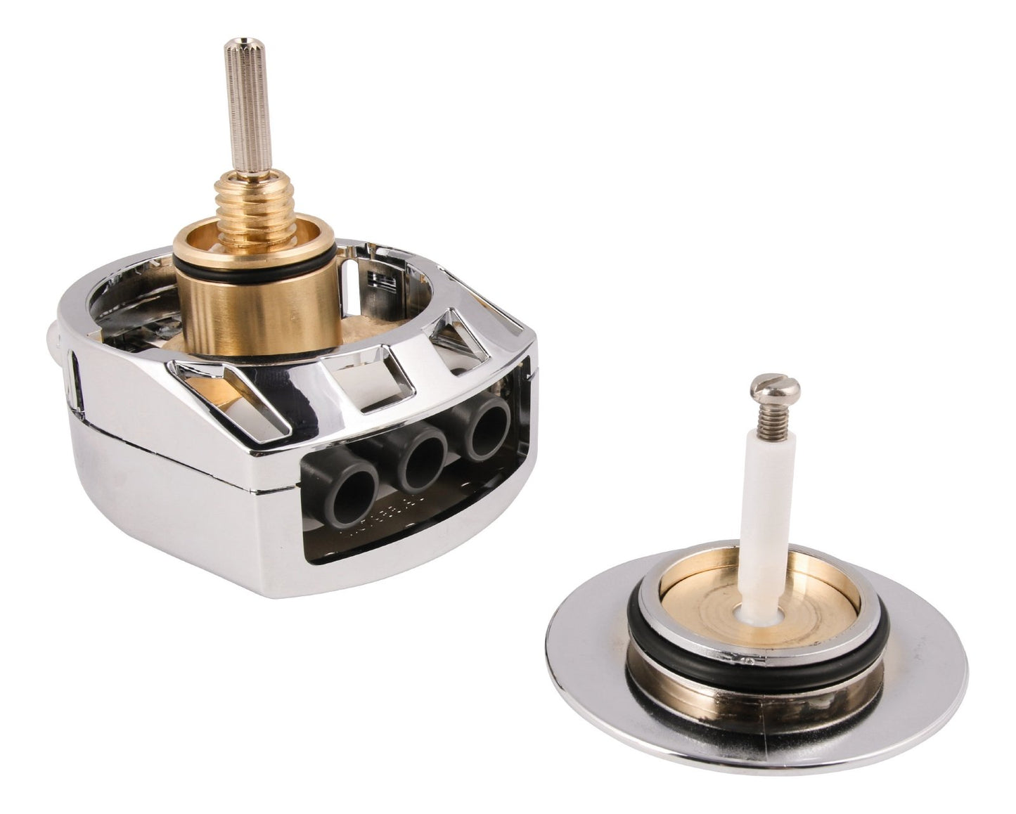 Hansgrohe Farbset für Exafill Ein-/ Ab- und Überlaufgarnitur, 1 Stück, chrom, 58127000