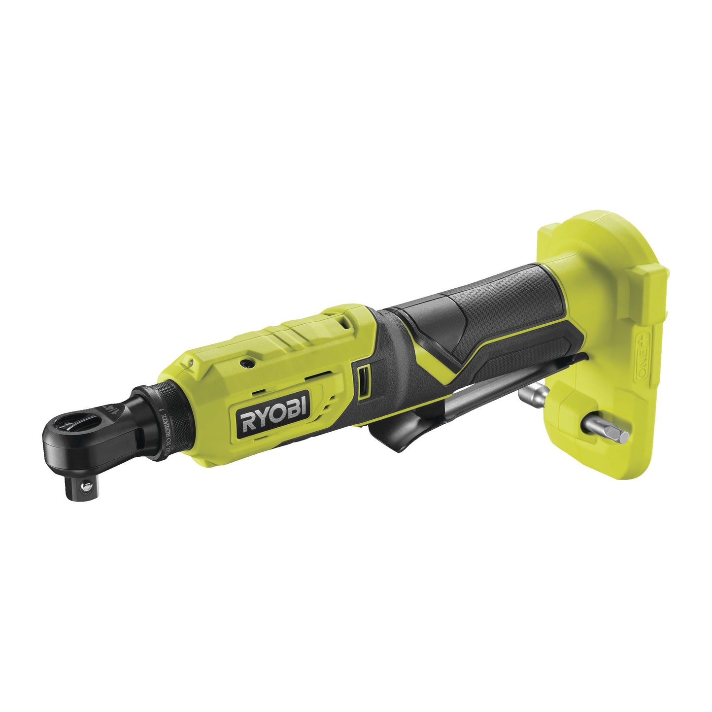 RYOBI 18 V ONE+ Akku-Ratschenschrauber R18RW2-0 (Leerlaufdrehzahl 280 min⁻¹, Drehmoment 60 Nm, ohne Akku und Ladegerät und Ladegerät)