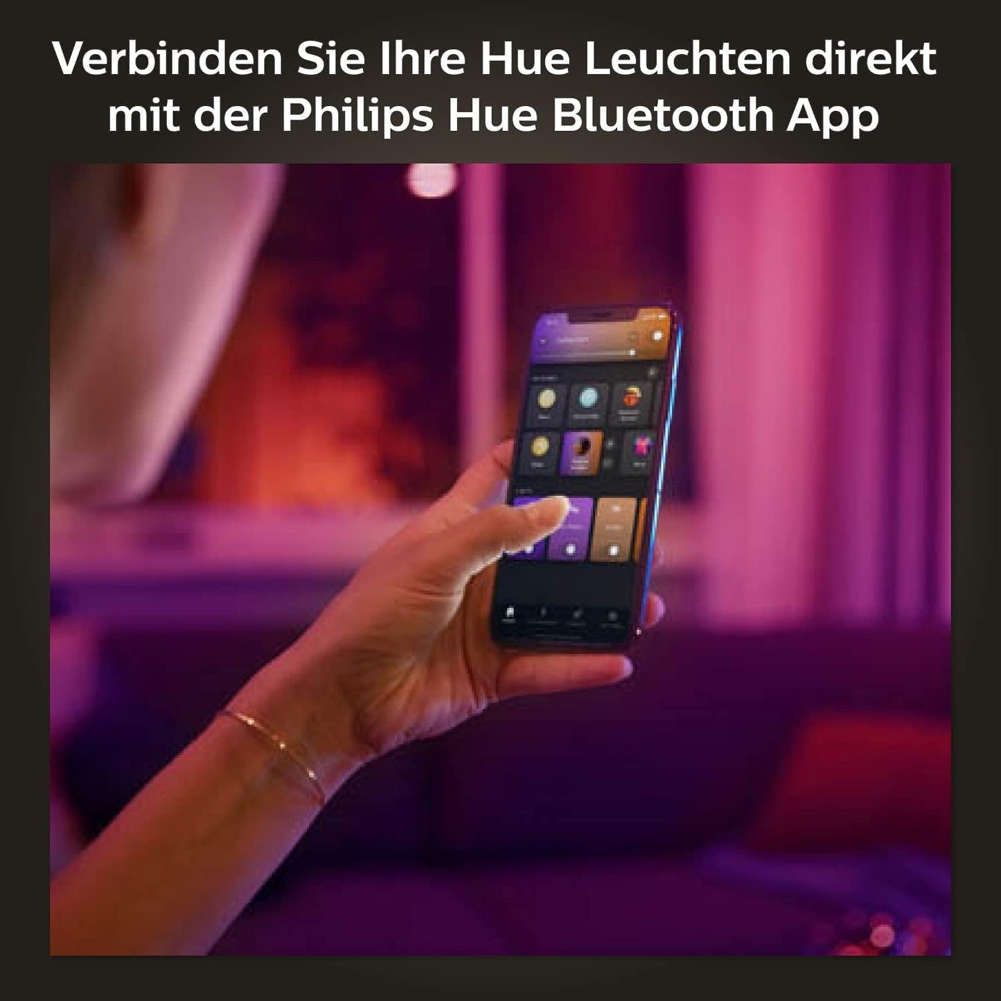 Philips Hue White & Color Ambiance Centura Einbauspot 1er Pack, schwarz 250lm, bis zu 16 Mio. Farben, dimmbar, steuerbar via App, kompatibel mit Amazon Alexa (Echo, Echo Dot), alte Generation