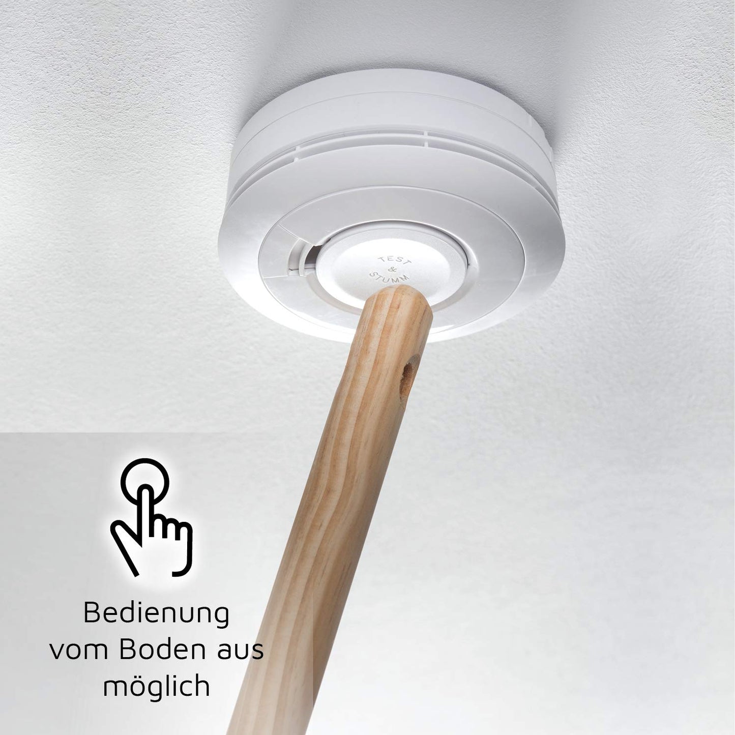 Ei Electronics Ei650RF Funkrauchmelder, Set aus funkvernetzbarem Rauchwarnmelder und Funkmodul, Testsieger Stiftung Warentest mit Batterie für 10 Jahre, weiß