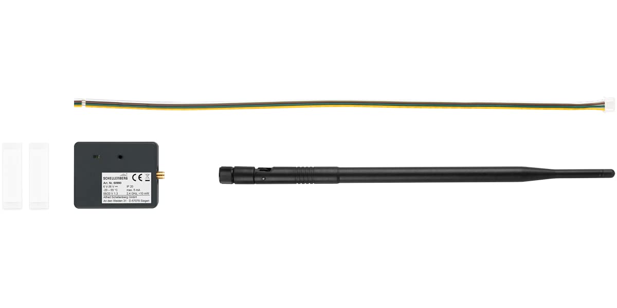 Schellenberg 60990 Garagentor Fernbedienung, universal Smarphone Garagentoröffner mit LED