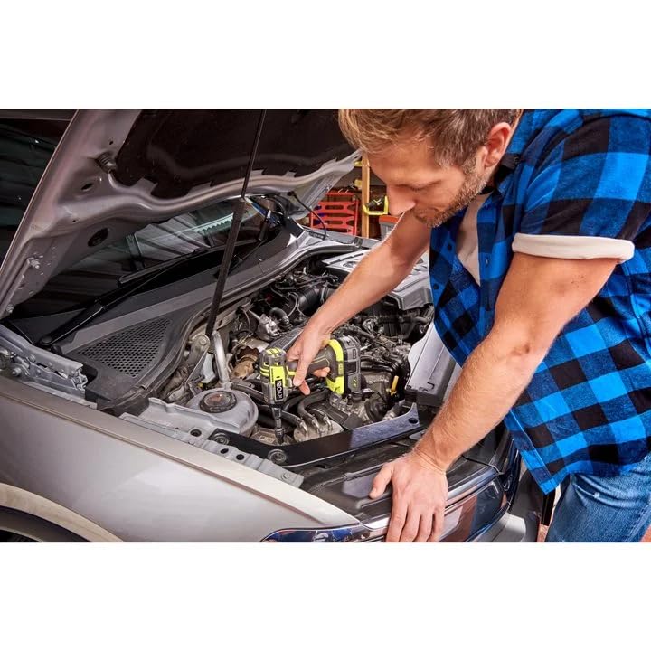 RYOBI 18 V ONE+ Brushless Akku-Schlagschrauber R18IW7-0 (Leerlaufdrehzahl 0-3000 min⁻¹, Schlagzahl 0-3900 min⁻¹, Drehmoment- Einstellungen 120/150/200/270 Nm, ohne Akku und Ladegerät)