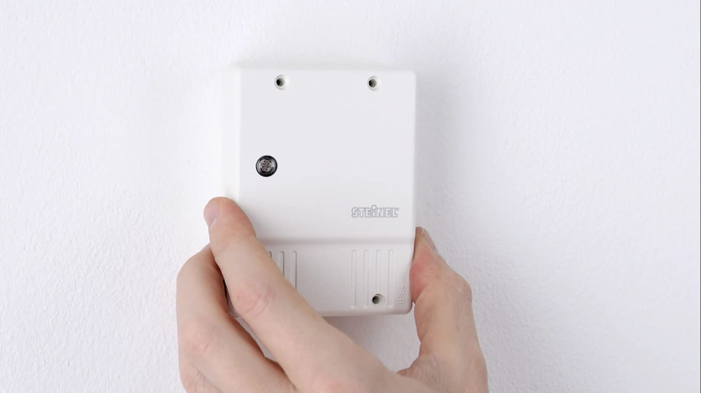 Steinel Dämmerungsschalter NightMatic 2000 weiß, Dämerungssensor für automatische Beleuchtung bei Nacht