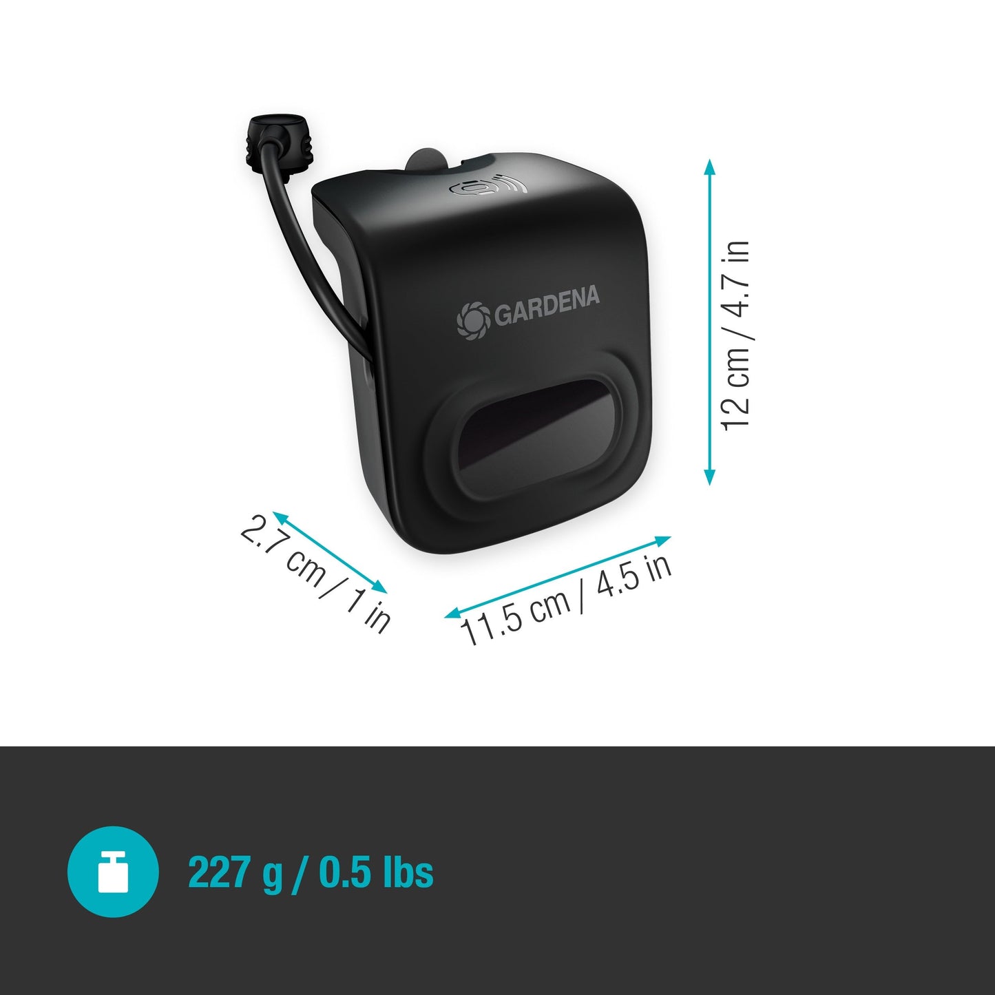 Gardena Antikollisions-Radar für smart SILENO Mähroboter, kompatibel mit pro, max und free Modellen, verhindert Kollisionen, einfache werkzeugfreie Montage, schützt Mäher und Garten (15022-20)