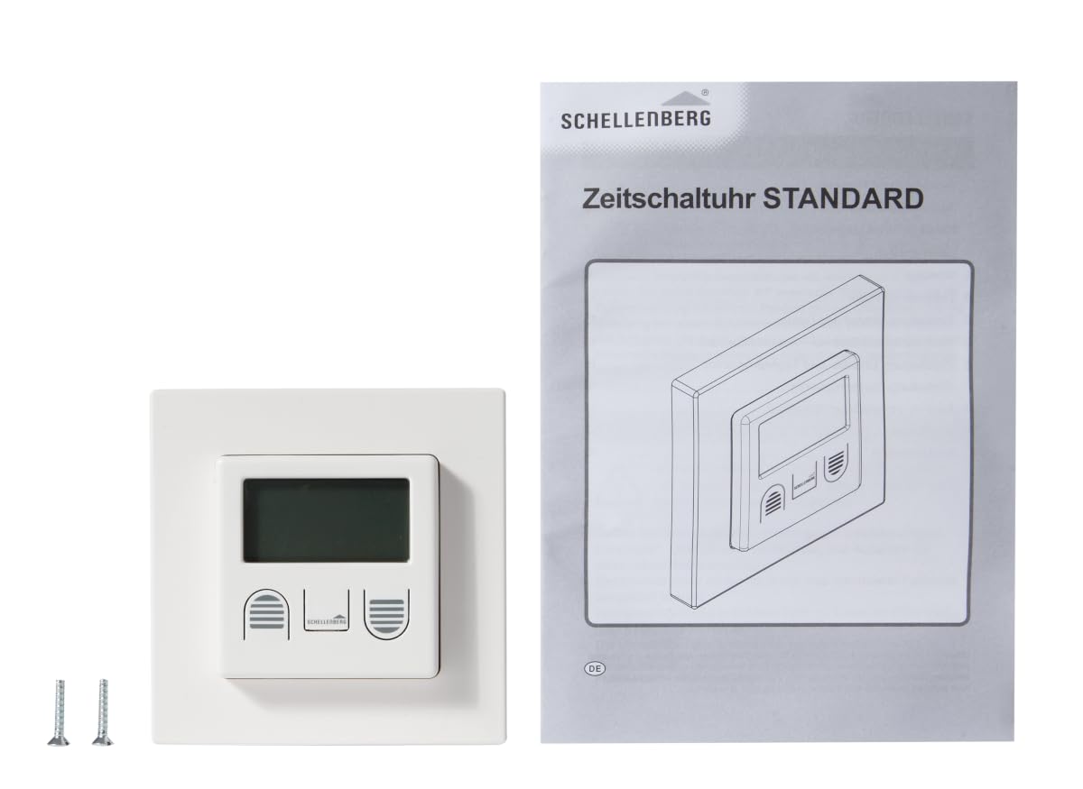 Schellenberg 25571 Zeitschaltuhr Standard zur Rollladensteuerung von Rohrmotoren Standard und Plus
