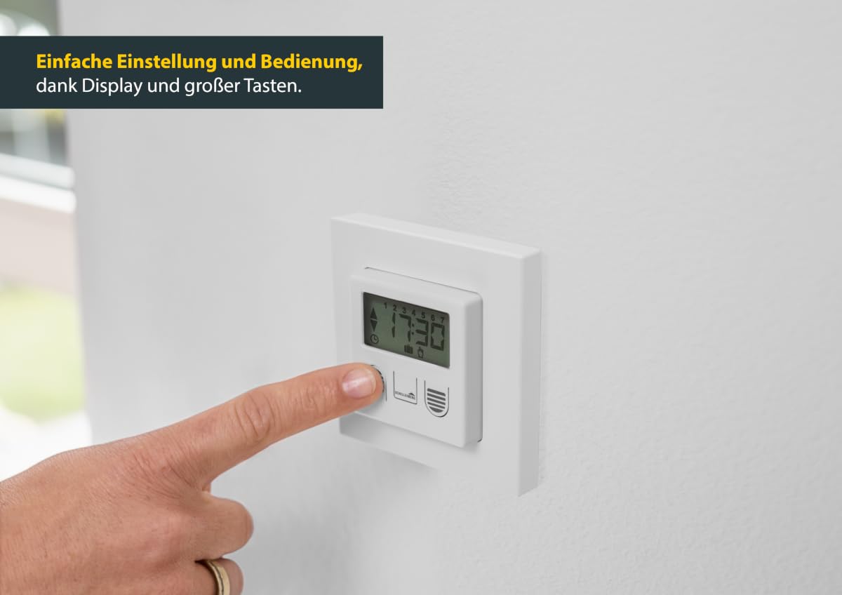 Schellenberg 25571 Zeitschaltuhr Standard zur Rollladensteuerung von Rohrmotoren Standard und Plus