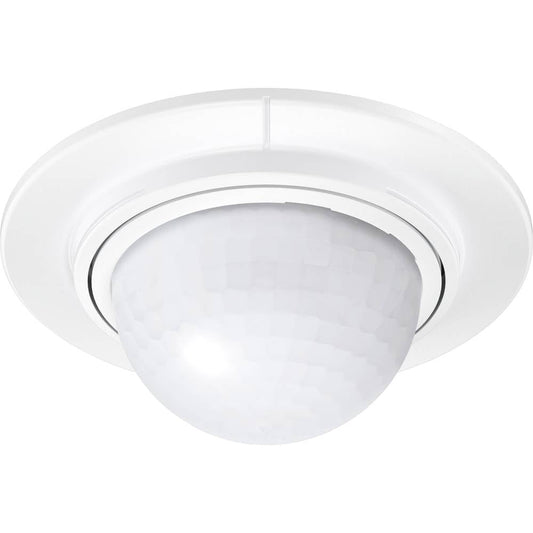 Steinel Einbau-Bewegungsmelder IS 360-1 weiß, max. 1000 W Schaltleistung, 360° Sensor, 4 m Reichweite, LED geeignet
