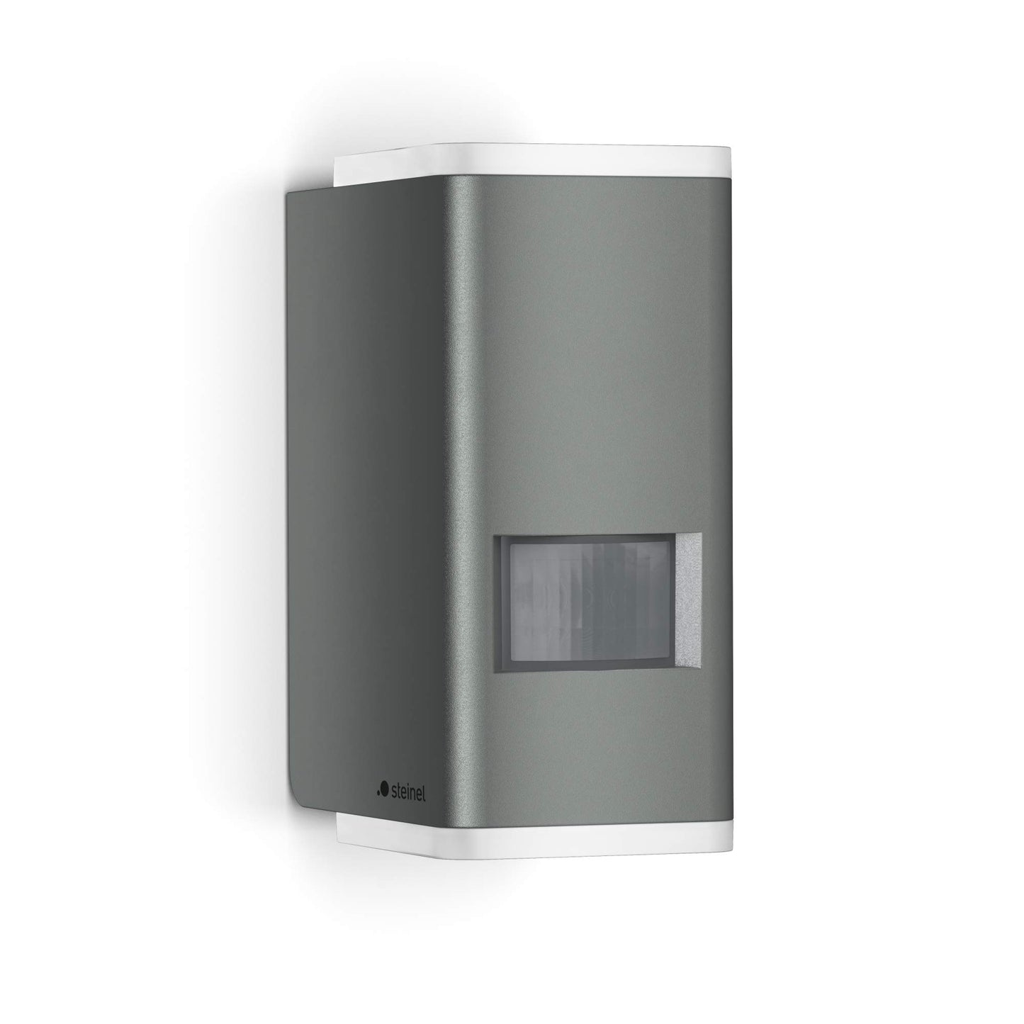 Steinel Wandleuchte L 930 S anthrazit, 9.3 W, LED-Außenleuchte, 140° Bewegungsmelder, Up-/Downlight warmweiß, Dauerlicht