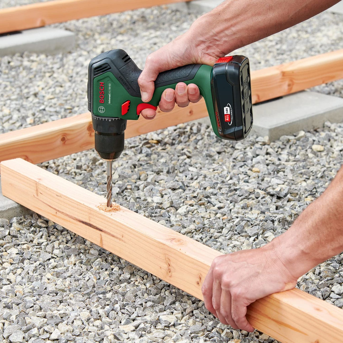 Bosch Akkuschrauber UniversalDrill 18V-60 (ohne Akku, 18 Volt System, im Karton)