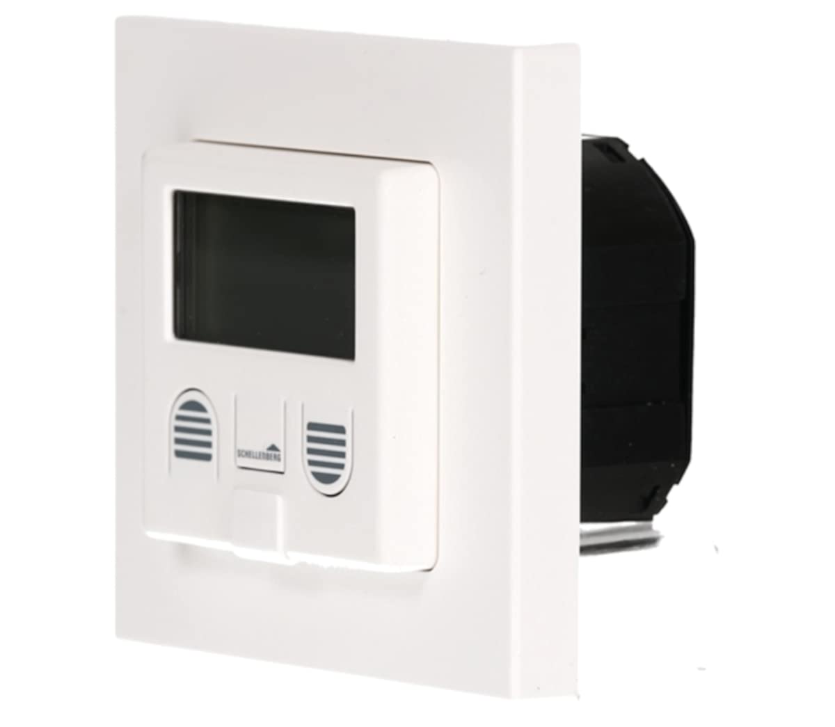 Schellenberg 25572 Zeitschaltuhr PLUS zur Rolladensteuerung mit Display, Wandtaster für Unterputzmontage, Programmierbare Automatik mit u.a. Tagesprogramm, Zufallsfunktion