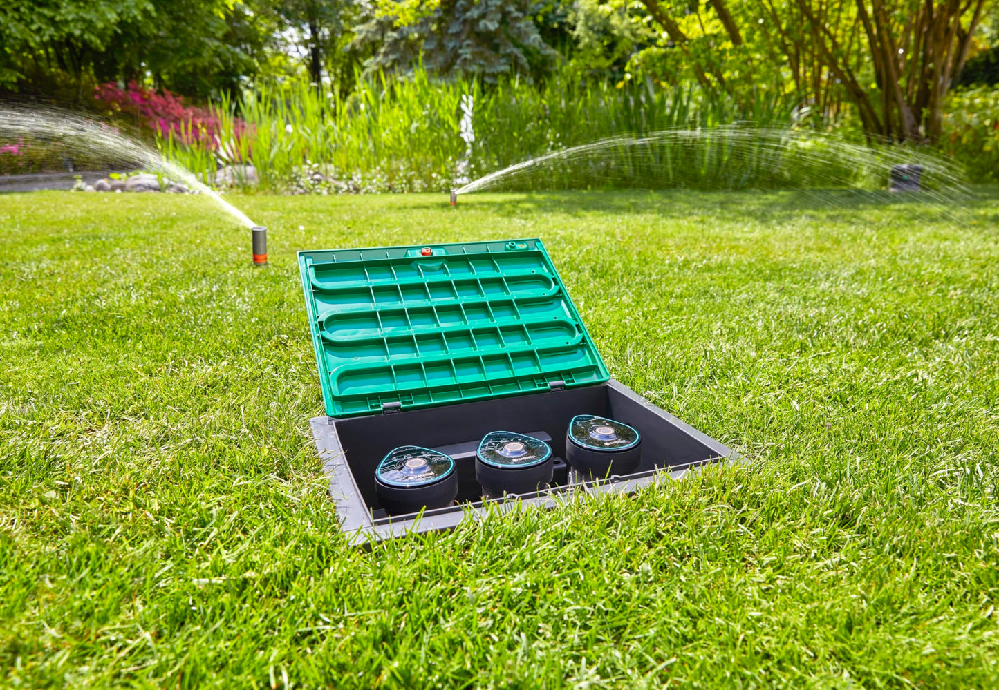 Gardena Bewässerungsventil 9 V Bluetooth: Mit Bluetooth App programmierbare Bewässerungssteuerung, Reichweite bis zu 10 m, 6 unabhängige Zeitpläne (01285-20)
