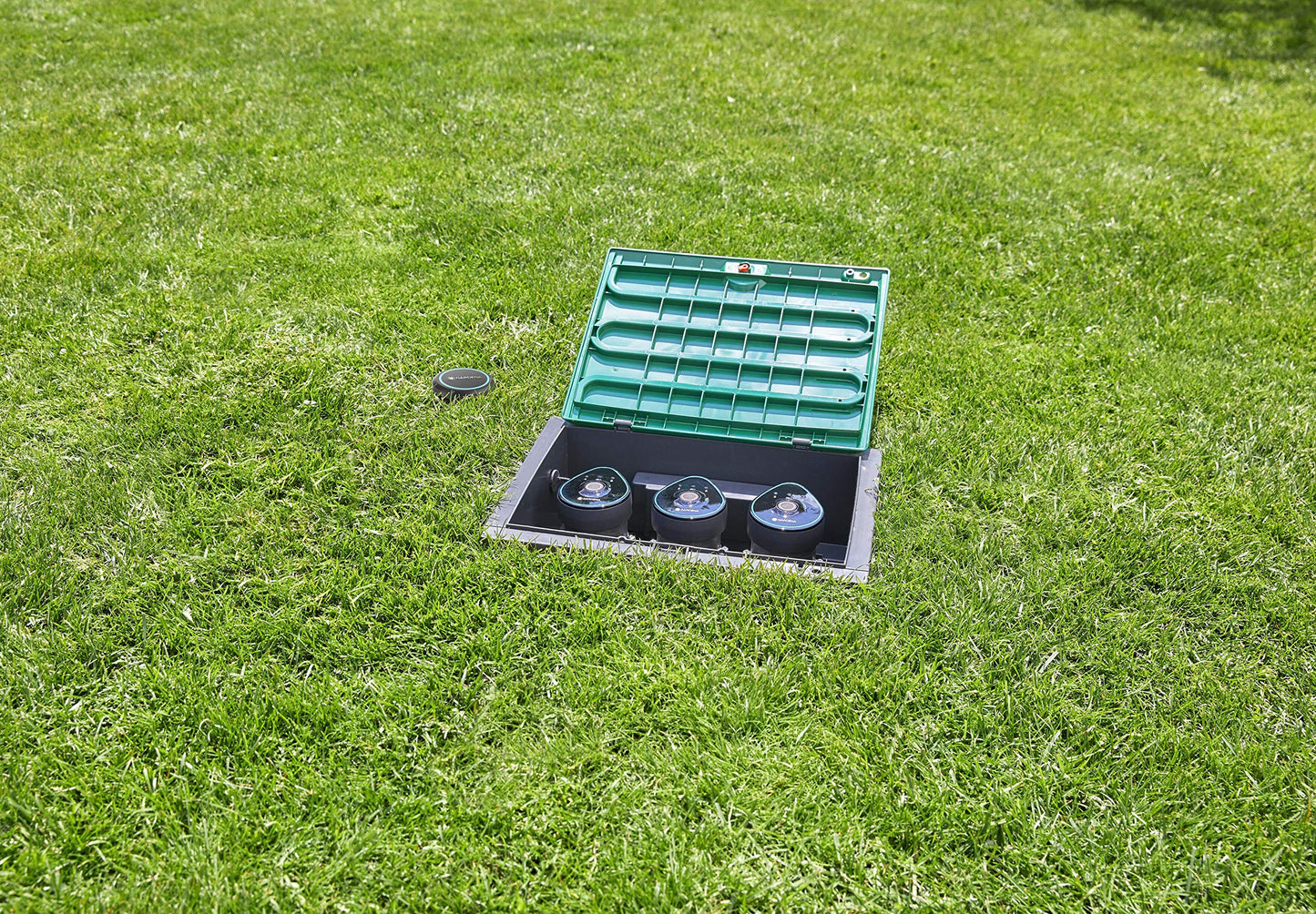 Gardena Steuerteil 9 V Bluetooth: Steuereinheit zur automatischen und zuverlässigen Bewässerung, über Bluetooth-App konfigurierbar, kabellos (01287-20)