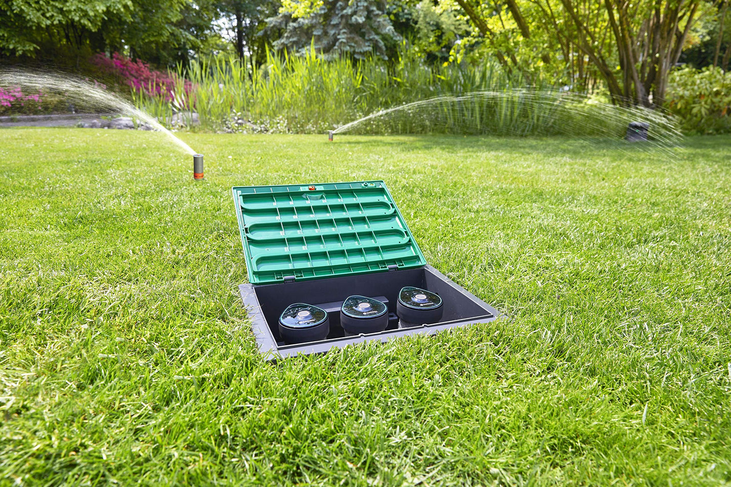 Gardena Steuerteil 9 V Bluetooth: Steuereinheit zur automatischen und zuverlässigen Bewässerung, über Bluetooth-App konfigurierbar, kabellos (01287-20)