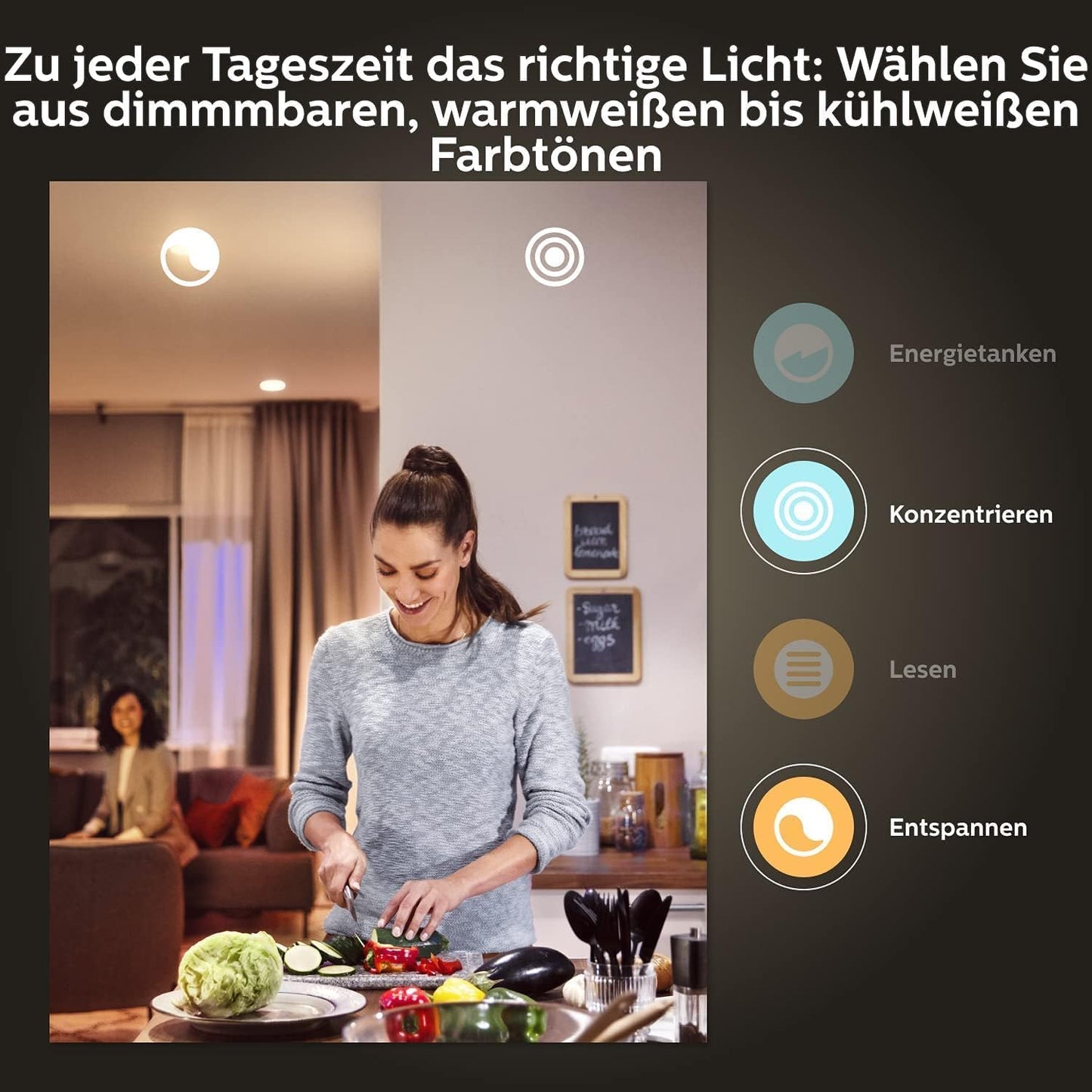 Philips Hue White & Color Ambiance E27 LED Lampen (1100lm), TESTSIEGER Stiftung Warentest (01/2024), dimmbare LED Lampen mit 16 Mio. Farben, smarte Lichtsteuerung über Sprache und App, 2er Pack