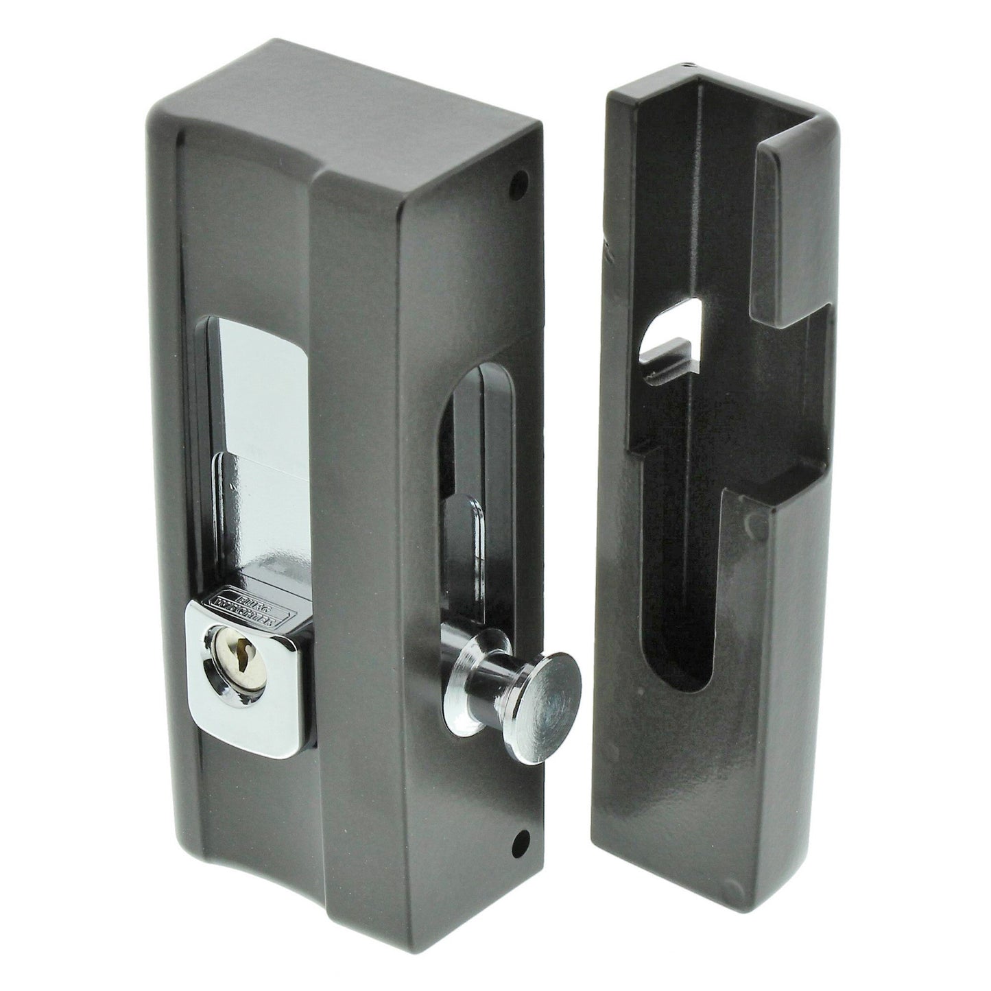 Burg-Wächter Fenstersicherung, Einbruchschutz für Fenster und Balkontüren, Abschließbar, Unter-/Ober-/Griffseite, Kippfenster, BlockSafe BS 2, Weiß